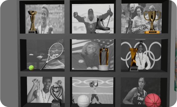 Bannière du combat courageux de Alice Milliat et des femmes qui ont perpétuées cette lutte